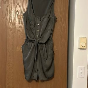 Express dark green summer romper